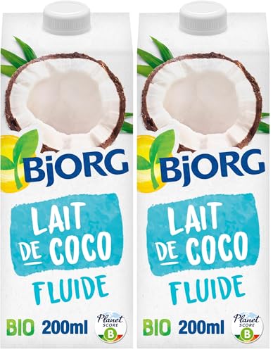 BJORG  Aide Culinaire Lait de Coco Cuisine Bio 20 cl