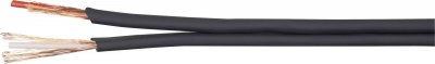 BKL ELECTRONIC  1106001/50 C&acirc;ble audio 2 x 0.14 mm&sup2; noir 50 m