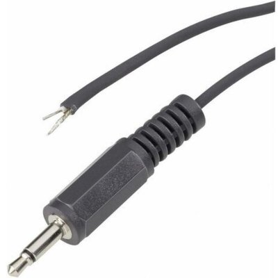 BKL ELECTRONIC  c&acirc;ble audio Mono 3,5mm une fiche jack noir 0,22 mm2 1,8 m