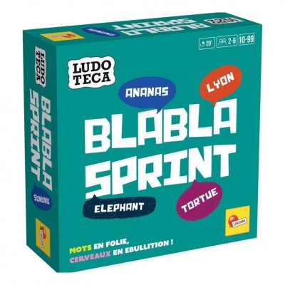 LISCIANI GIOCHI Blabla Sprint - Jeu De Mots - Ludoteca - De 2 A 6 Joueurs - Des 10 Ans