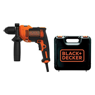 BLACK & DECKER Blac Schlagbohrmaschine Beh550k-Qs 550w Rechts-/Linkslauf, 13mm Ss