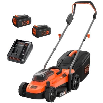 BLACK & DECKER Black+decker BCMW3336L2 Tondeuse &agrave; gazon sans fil 36V / 2 x 2,5Ah - 33 cm