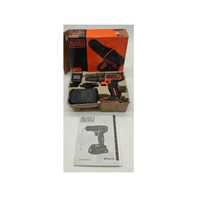 BLACK & DECKER BLACK+DECKER BDCDC18-QW Perceuse-Visseuse sans fil - 650 trs/min, 18V, Sans coffret, 1 batterie