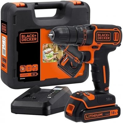 BLACK & DECKER  Bdcdc18k-qw Drill Screwdriver 18v Noir