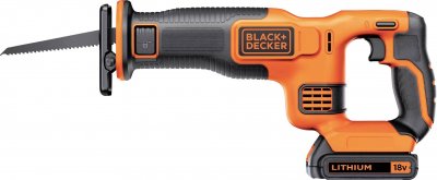 BLACK & DECKER BLACK+DECKER BDCR18 Noir, Orange, Scie alternative