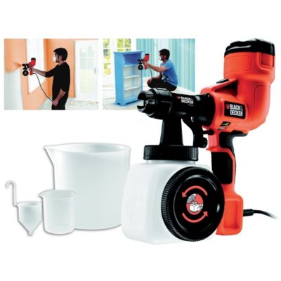 BLACK & DECKER BLACK&DECKER Pistolet peinture basse pression 400W