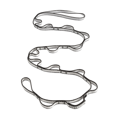 BLACK DIAMOND  12mm Dynex Daisy Chain Black 140 cm