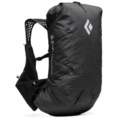 BLACK DIAMOND  - Distance 15 Backpack - Sac &agrave; dos trail taille L, noir