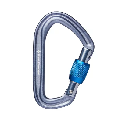 BLACK DIAMOND  - Hotforge Screwgate Carabiner - Mousqueton &agrave; vis gris