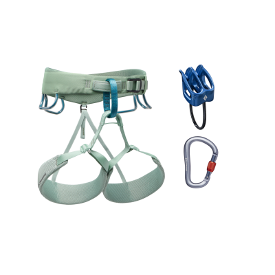 BLACK DIAMOND  - Momentum Harness Package - Baudrier femme Desert Sage - M