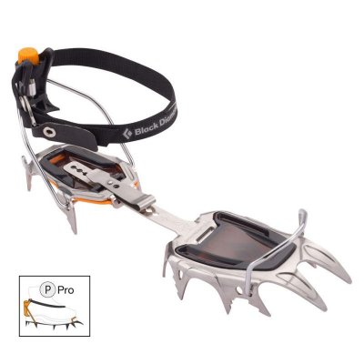 BLACK DIAMOND  Sabretooth Pro - Crampons alpinisme Taille unique
