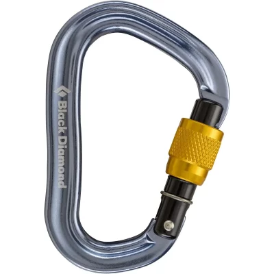 BLACK DIAMOND  - Vaporlock Screwgate - Mousqueton &agrave; vis gris
