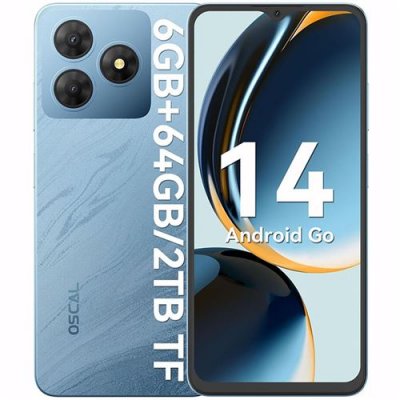 OSCAL Blackview A85 (6.56'' - Double Sim - 128 Go, 8 Go RAM) Bleu