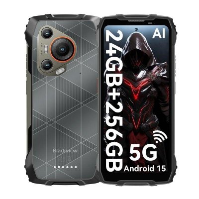 BLACKVIEW  BL7000 (Doke IA - 5G - &Eacute;cran 6.78'' - 256 Go, 8 Go RAM) Noir