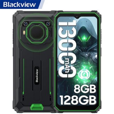BLACKVIEW  BV6200 Pro (Double Sim - 128 Go, 4 Go RAM - 13 000 mAh) Vert