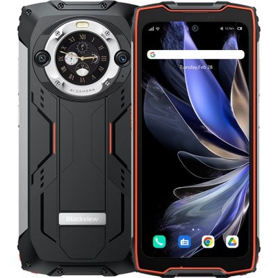 BLACKVIEW  BV7100 - 13 000 mAh - Double Sim - Ecran de 6.583'' - 128 Go 6 Go RAM, Orange