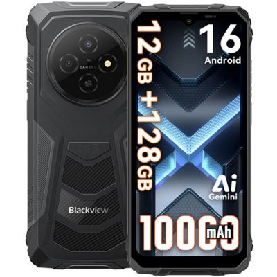 BLACKVIEW  FORT 1 (6.56'' - NFC - 128 Go, 4 Go de RAM - 10000mAh) Noir