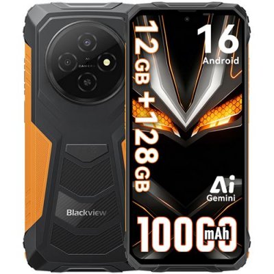 BLACKVIEW  FORT 1 (6.56'' - NFC - 128 Go, 4 Go de RAM - 10000mAh) Orange