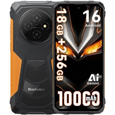 BLACKVIEW  FORT 1 (6.56'' - NFC - 256 Go, 6 Go de RAM - 10000mAh) Orange