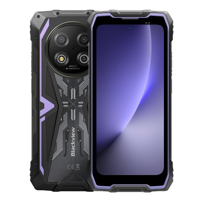 BLACKVIEW  Rock 2 (NFC - 6.67'' - 256 Go, 12 Go RAM - 15000mAh) Violet