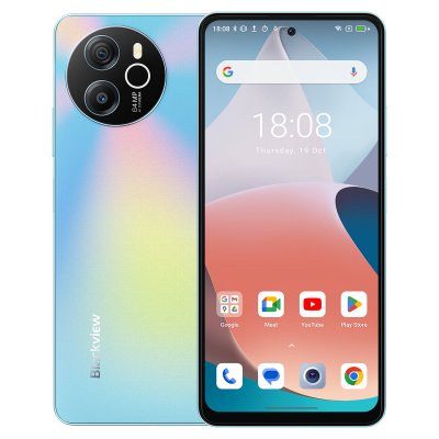 BLACKVIEW FRANCE OFFICIEL Blackview Shark 8 (Double Sim - 6.78''- 128 Go, 8 Go RAM) Bleu