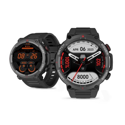 BLACKVIEW FRANCE OFFICIEL Blackview W50 (Montre Connect&eacute;e - 1.39'' - Microphone int&eacute;gr&eacute;) Noir 