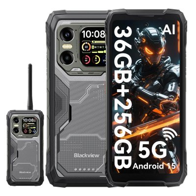 BLACKVIEW  XPLORE 1 WALKIE TALKIE (5G - NFC - 6.78'' - 256 Go, 12 Go RAM - 20000mAh) Noir