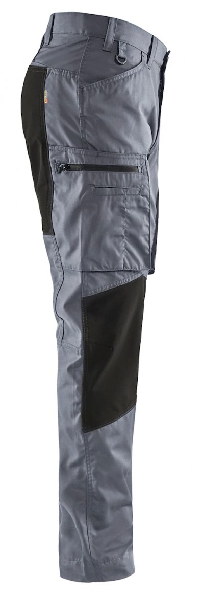 BLAKLADER  14591845 Service Pantalon Stretch, Gris/noir, taille C44