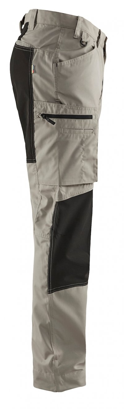 BLAKLADER  14591845 Service Pantalon Stretch, Pierre/Noir, taille C50