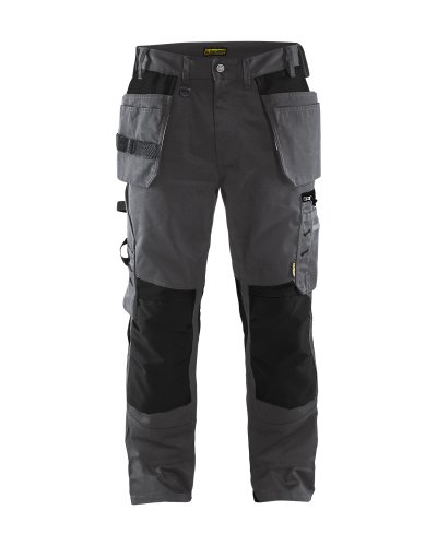 BLAKLADER  15551860 Pantalon d'artisan, Gris fonc&eacute;/Noir, taille C54