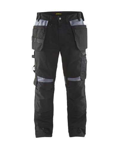 BLAKLADER  15551860 Pantalon d'artisan, Noir/Gris, taille C46