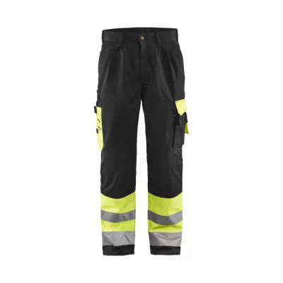 BLAKLADER  15841860 Pantalons haute visibilit&eacute;, jaune/noir, taille C54