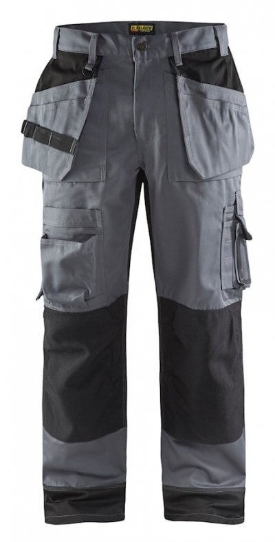 BLAKLADER  Pantalon artisan Gris clair/Noir 150418609499