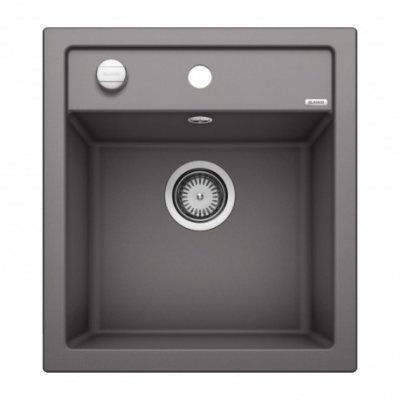 BLANCO  Evier granit Silgranit Dalago 45 cuve gris rocher 518846 