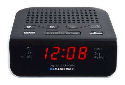 BLAUPUNKT  CR5WH Horloge Noir, Blanc Radio portable