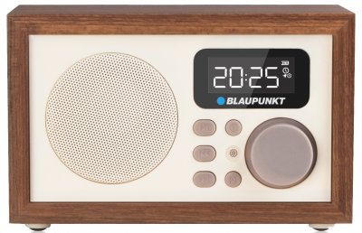 BLAUPUNKT  Radio-r&eacute;veil en bois FM USB 2.0/SD/AUC HR5BR 