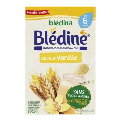 BLEDINA Bl&eacute;dina Bledine Bl&eacute; et Vanille 400 g Des 6 Mois - Bo&icirc;te 400 g