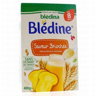 BLEDINA Bl&eacute;dina Bledine Saveur Brioch&eacute;e 400 g Des 8 Mois - Bo&icirc;te 400 g