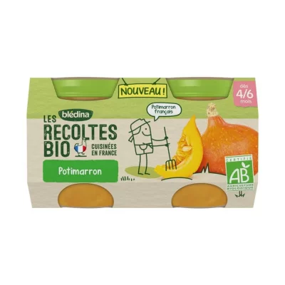 BLEDINA Bl&eacute;dina Petit Pot Bio Potimarron 2x130g