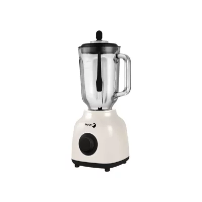 FAGOR Blender 2-en-1 - Fgc2160 - 400 W - Bol En Verre Gradu&eacute; 1,5 L - Creme