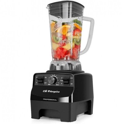 ORBEGOZO Blender BV 9650 2L 1500W 230V Arr&ecirc;t Automatique Acier Alli&eacute; Noir