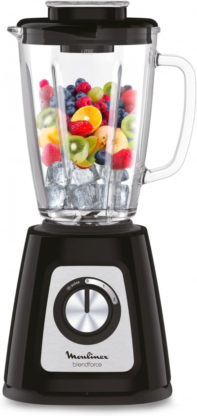 MOULINEX Blender &eacute;lectrique bol verre 1,75 L 800 W - Neuf