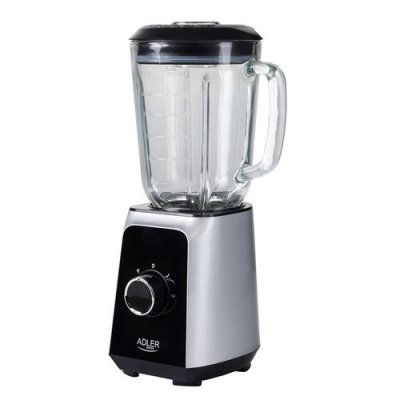 ADLER Blender &eacute;lectrique de 1,5l 1000w gris noir