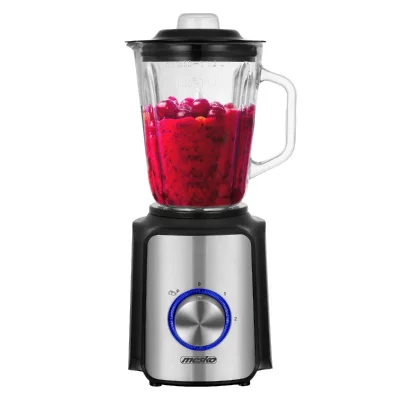 MESKO Blender &eacute;lectrique de 1,5l 1200w gris noir