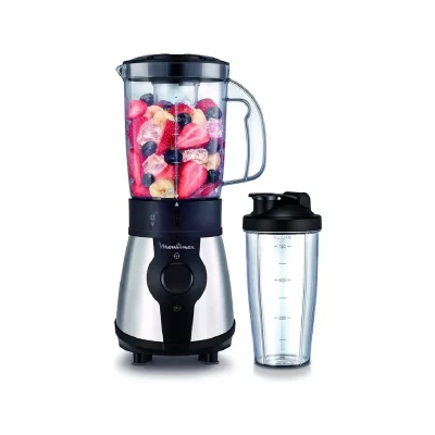 MOULINEX Blender  Blend & Go LM1B1D10 300 W Argent et Noir 