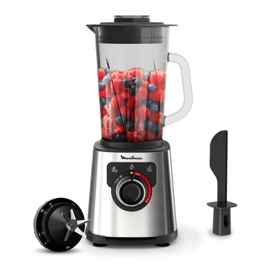 MOULINEX Blender  perfect mix LM871D10 noir et metal 