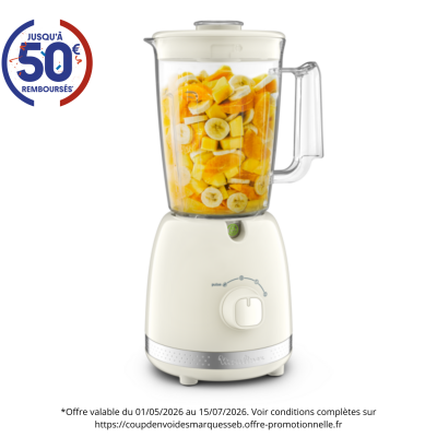 MOULINEX Blender  Soleil Faciclic Ivoire 500 W LM355A10 