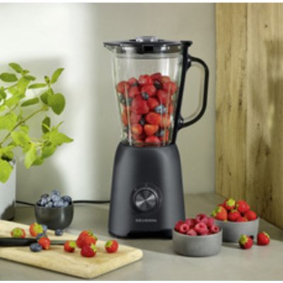 SEVERIN Blender -  - SM3722 - 600 W - 15 L - 2 vitesses + Turbo - Noir