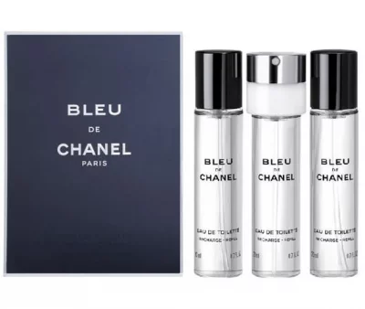Bleu eau de toilette vaporisateur recharge 3 x 20 ml