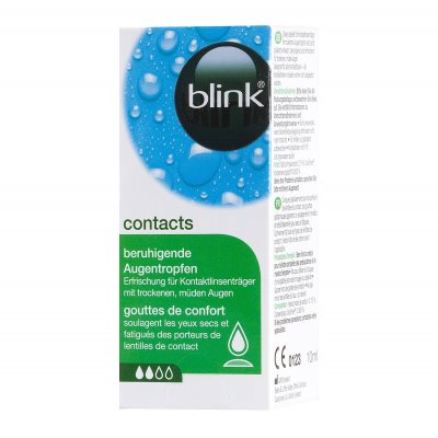 AMO Blink Contacts Gouttes De Confort Oculaire Flacon De 10 Ml